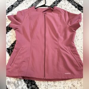 JAANUU Medium Set, Pink Zipper Top and Joggers